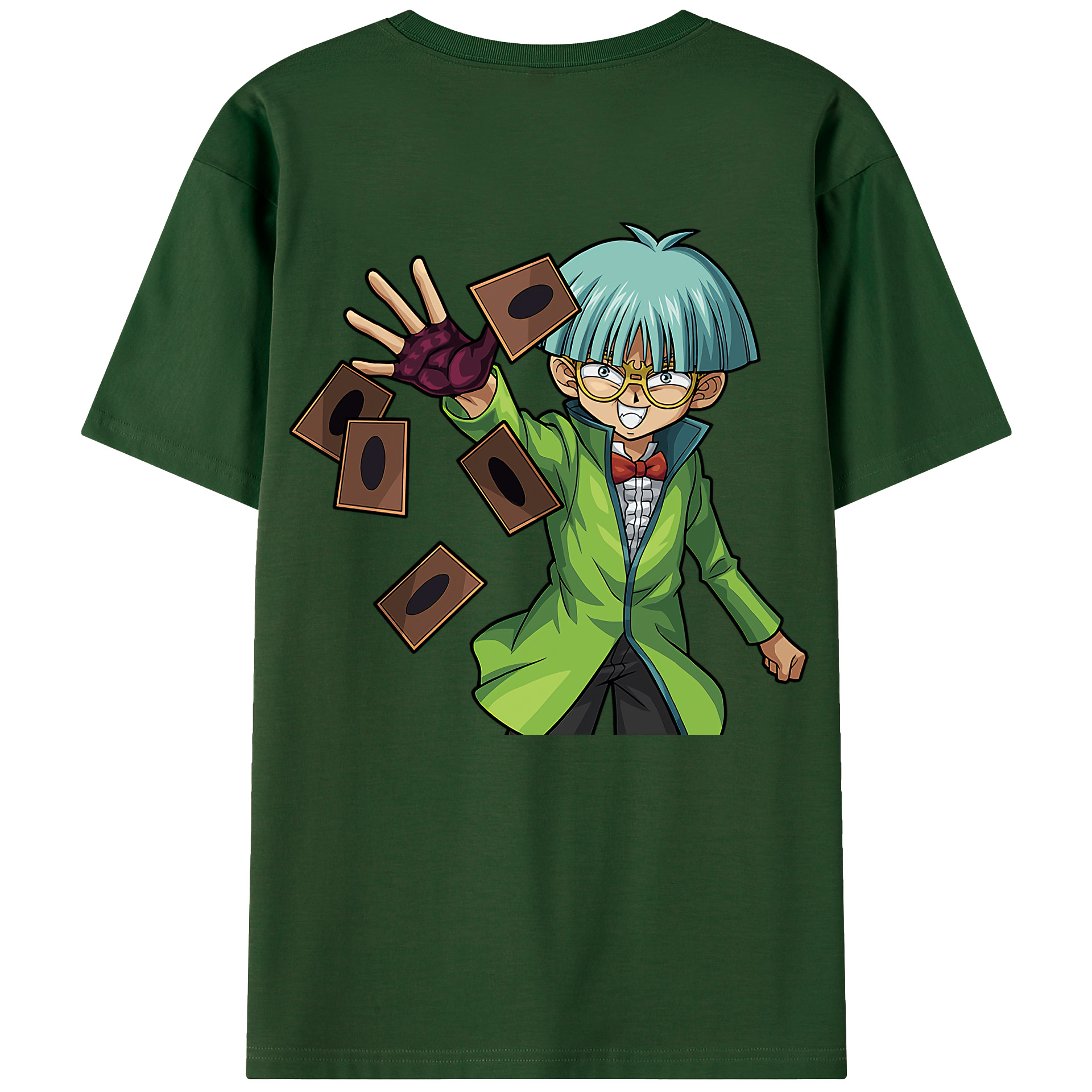 （画像用） 遊☆戯☆王 Yu-Gi-Oh! 綿100％半袖Tシャツ（背面プリント）